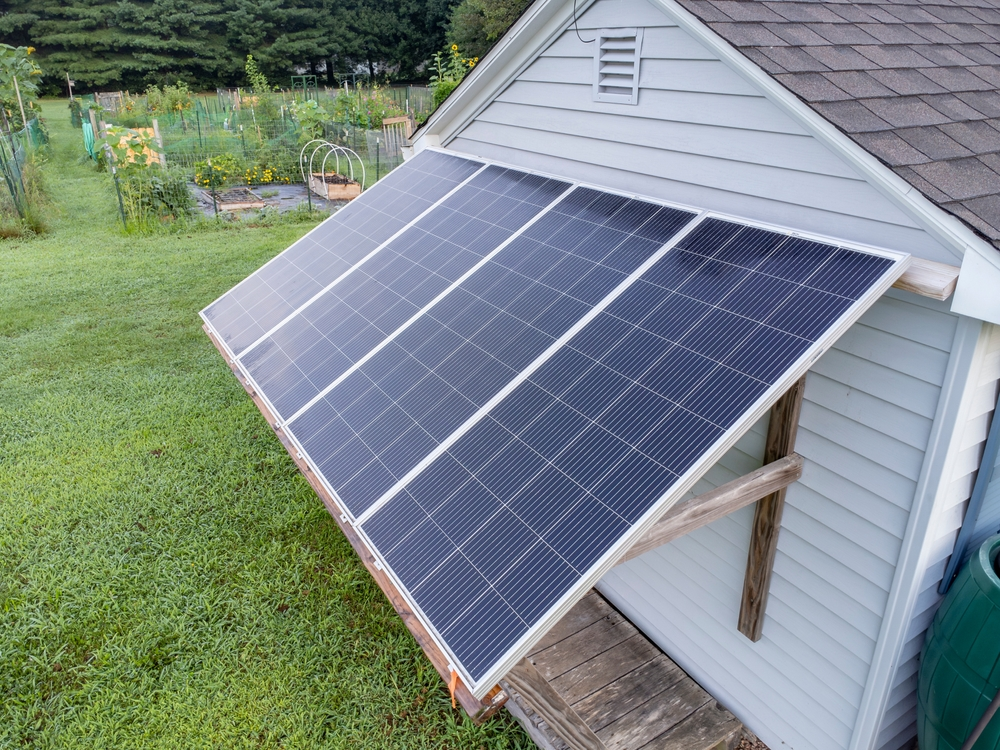 off grid solar installation
