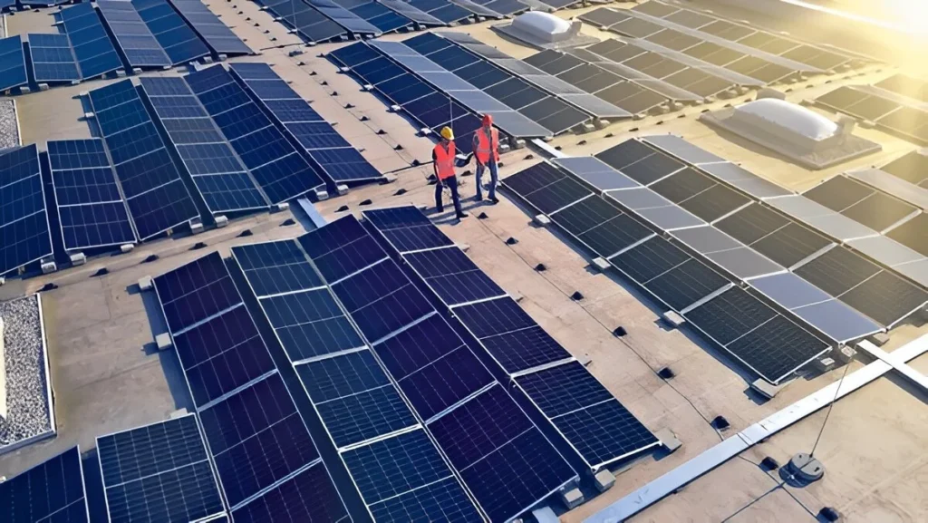 on grid solar system installation