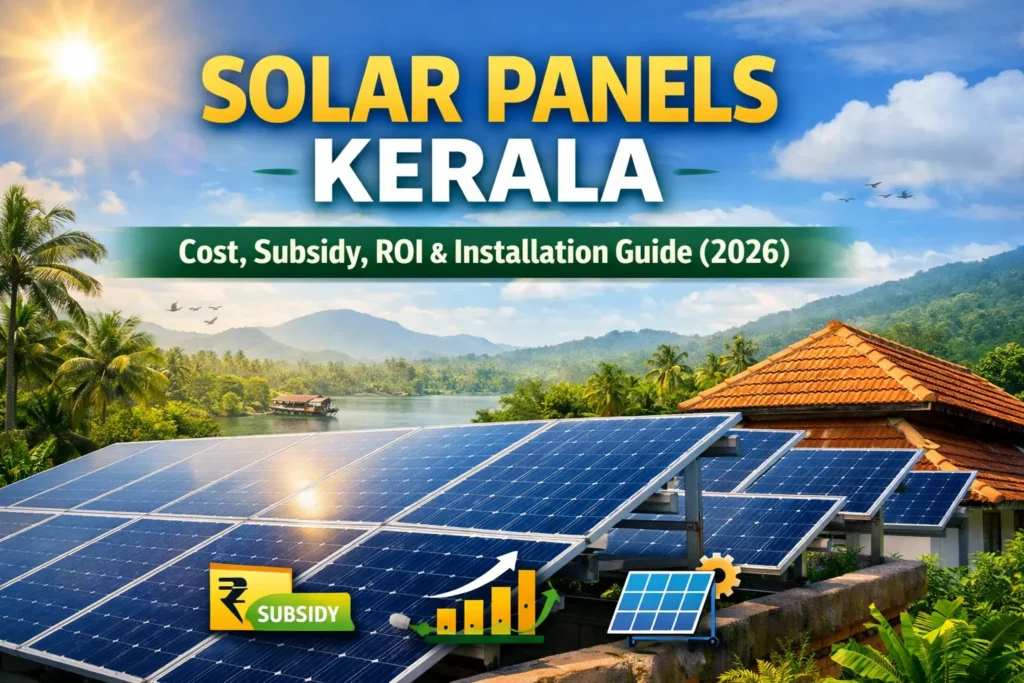Solar Panels Kerala Cost, Subsidy, ROI & Installation
