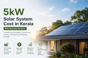 5kW Solar System Cost in Kerala